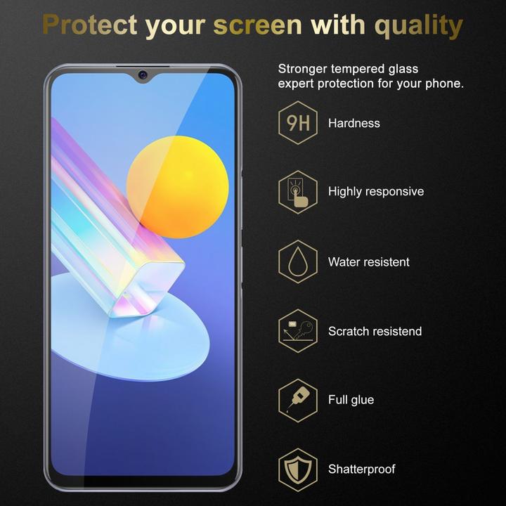Immagine prodotto Cadorabo Vetro di protezione del display (3 Pezzo/i, Vivo Y52s 5G, Vivo Y72 5G)