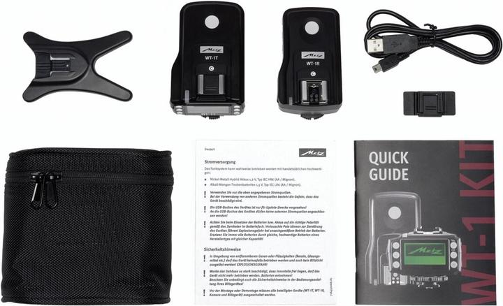 Produktbild Metz Wireless Trigger WT-1 Kit Canon (Aufsteckblitz, Canon)