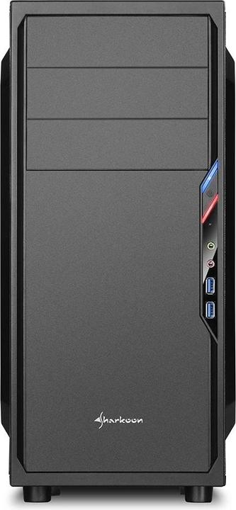 Produktbild Sharkoon VS4-V - Midi-Tower - PC - Schwarz - ATX - Micro-ATX - Mini-ITX - 16 cm - 38,5 cm (ATX)