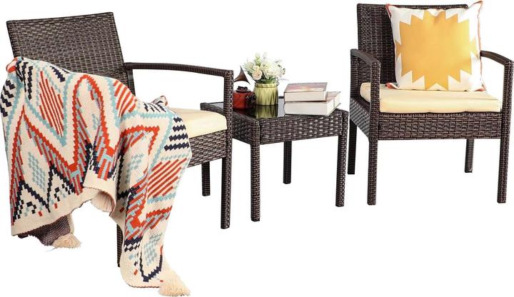 Actual product image HTI-Living Sitzgruppe 3-teilig Santadi (60 cm)