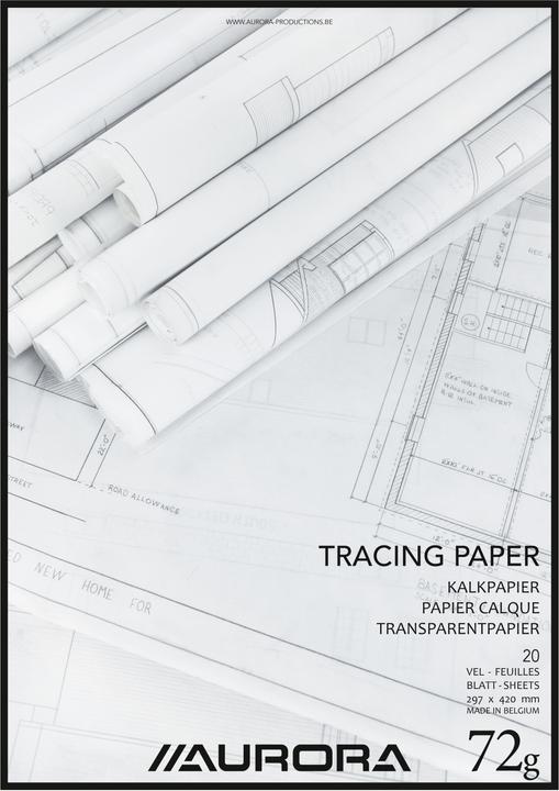 Produktbild Aurora Transparent-Papier-Blöcke (A3, Blanko)