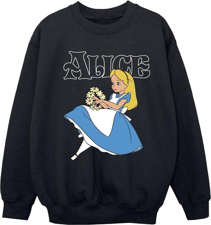 Disney Alice In Wonderland Flowers Sweatshirt Mädchen (152, 158)