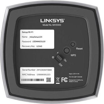 Actual product image Linksys VELOP Whole Home Mesh Wi-Fi System MX10