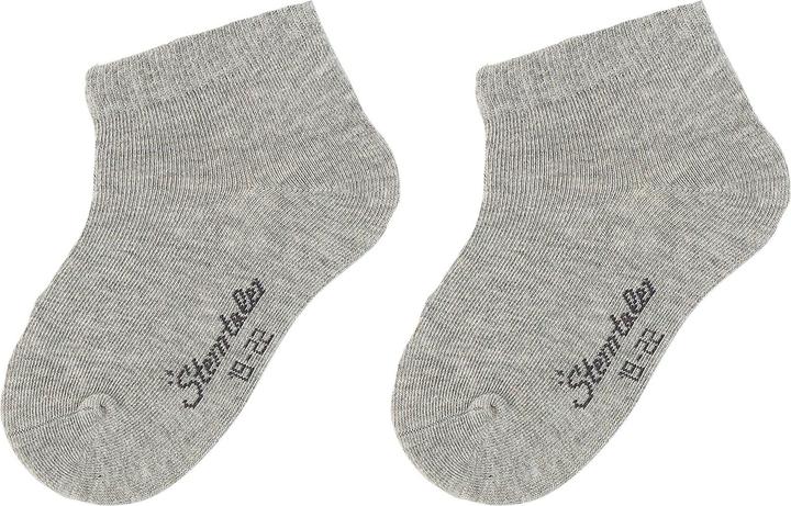 Immagine prodotto Sterntaler Calzini Sneaker Uni Set di 2 Argento Taglia 23/26 (23 - 26)