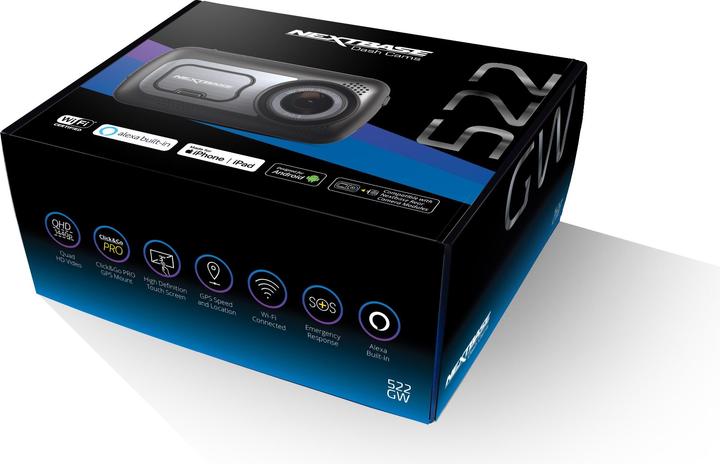 Produktbild Nextbase 522GW (Beschleunigungssensor, GPS-Empfänger, WLAN, HD)