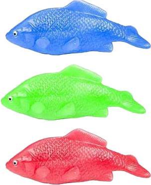 Actual product image Toi-Toys Lustiger super dehnbarer klebriger Fisch Neon Koi