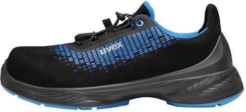 Image du produit Uvex Safety 6830043 Chaussures basses de sécurité S2 Taille (UE) : 43 Bleu, Noir 1 paire (S2, 43)
