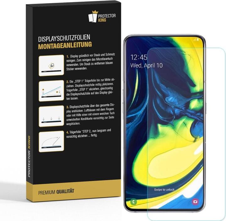 Produktbild Protectorking 2x Panzerfolie Anti-Shock HD Klar (2 Stück, Samsung Galaxy A90 5G)