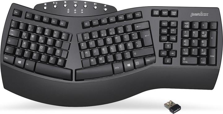 Produktbild Perixx Tastatur PERIBOARD 612BDE Bluetooth® (DE, Kabellos)
