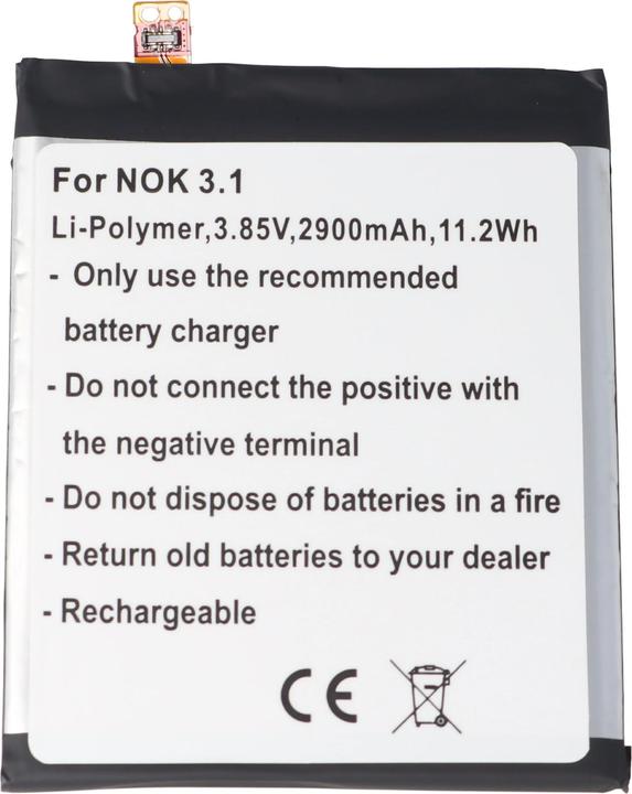 Image du produit AccuCell Akku Nokia 3.1
