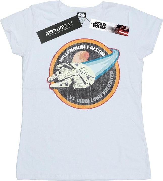 Star Wars Millennium Falcon Badge TShirt (M)