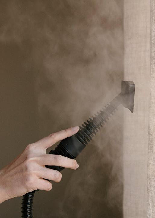 Actual product image Create STEAM CLEANER - Dampfreiniger 9tlg. Schwarz (1100 W)