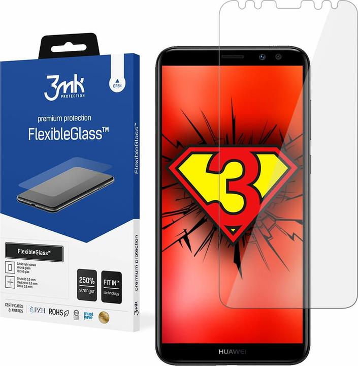 Produktbild 3MK hybrid glass Flexible 2.5D for Huawei Mate 10 Lite (1 Stück, Huawei Mate 10 Lite)