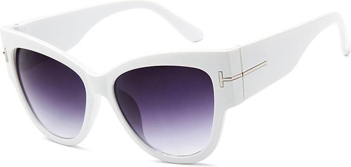 Produktbild Techsuit - Sunglasses (9778) - for Women with PC Frame and Lens, Cat Eye - White / Gradient
