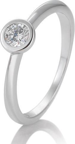 Breuning Ring Zarge 0,05-0,30 ct. (48, 750/18 K Gold)
