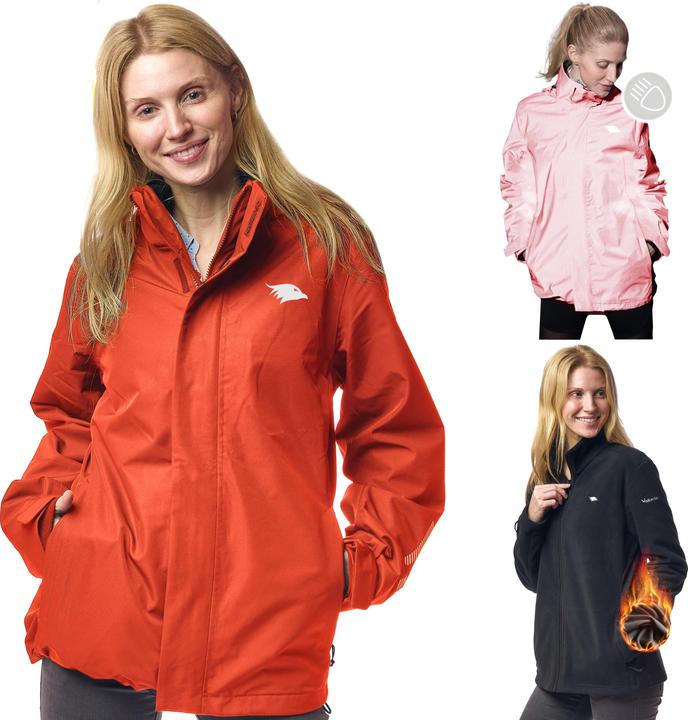 Produktbild Valkental 3in1 Smart Jacket - Wasserdichte Jacke mit Fleece Zipp-In - Damen (4XL)