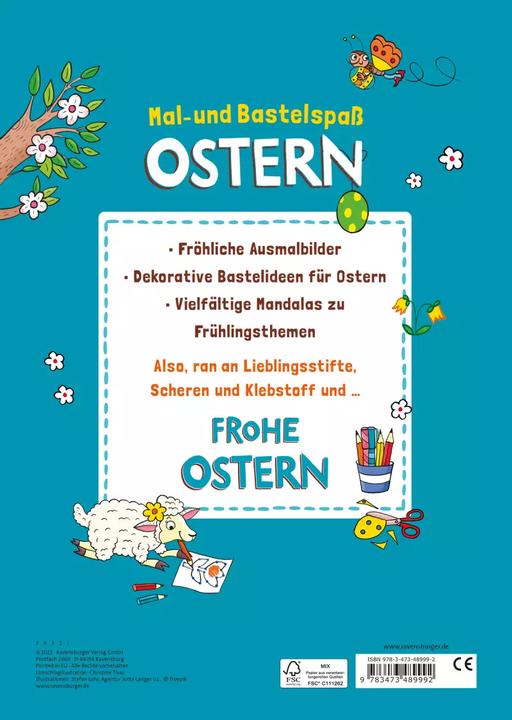 Produktbild Ravensburger Mal- und Bastelspass Ostern