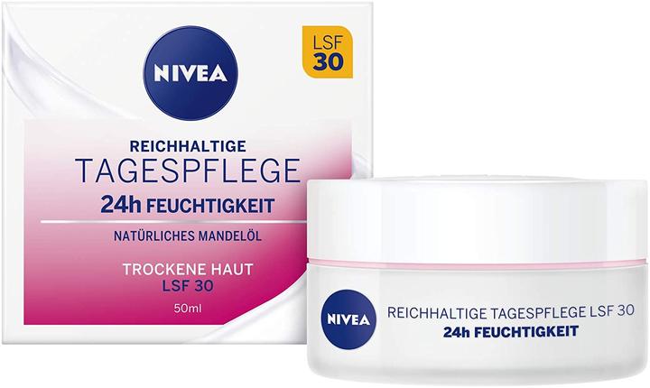 Actual product image NIVEA 24h moisture (50 ml, Day cream, SPF 30)