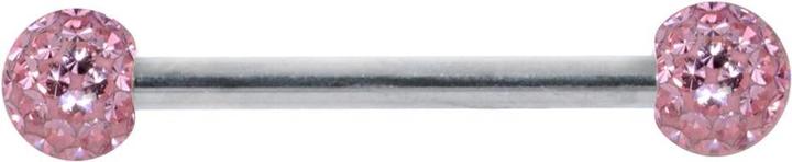 Bijouteria Brustpiercing (Chirurgenstahl 316L, Epoxiharz, Kristall)