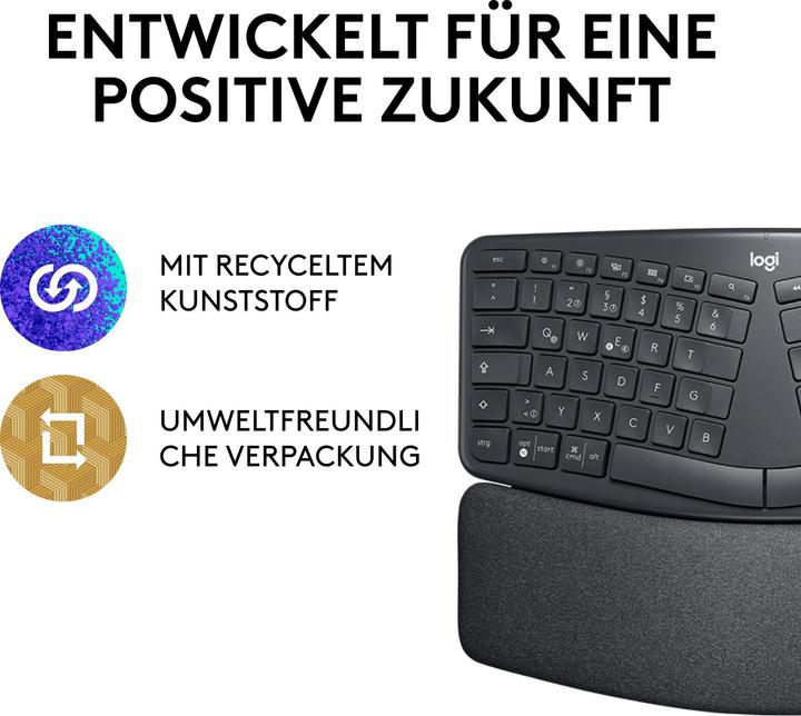 Actual product image Logitech Ergo K860 (DE, Wireless)