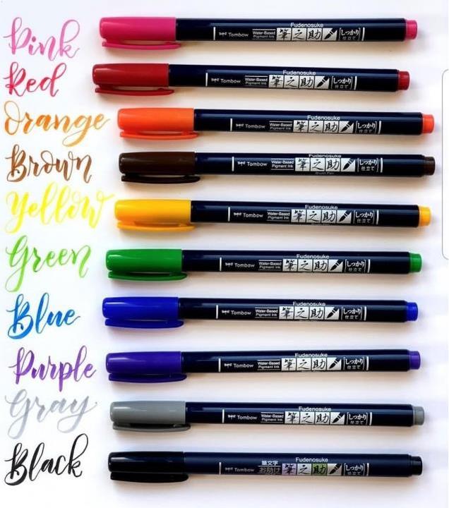 Produktbild Tombow Fudenosuke (Mehrfarbig, 10 x)