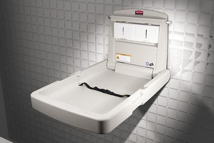 Image du produit Rubbermaid Station de change bébé FG781988LPLAT verticale
