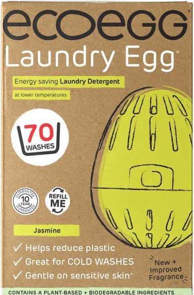 Actual product image Ecoegg Washer Jasmine (70 Washing cycles, Laundry beads)