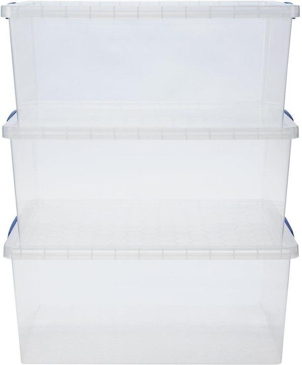 Immagine prodotto Really Useful Box Scatola di plastica da 3 pezzi (70 x 44 x 28 cm, 62 l)