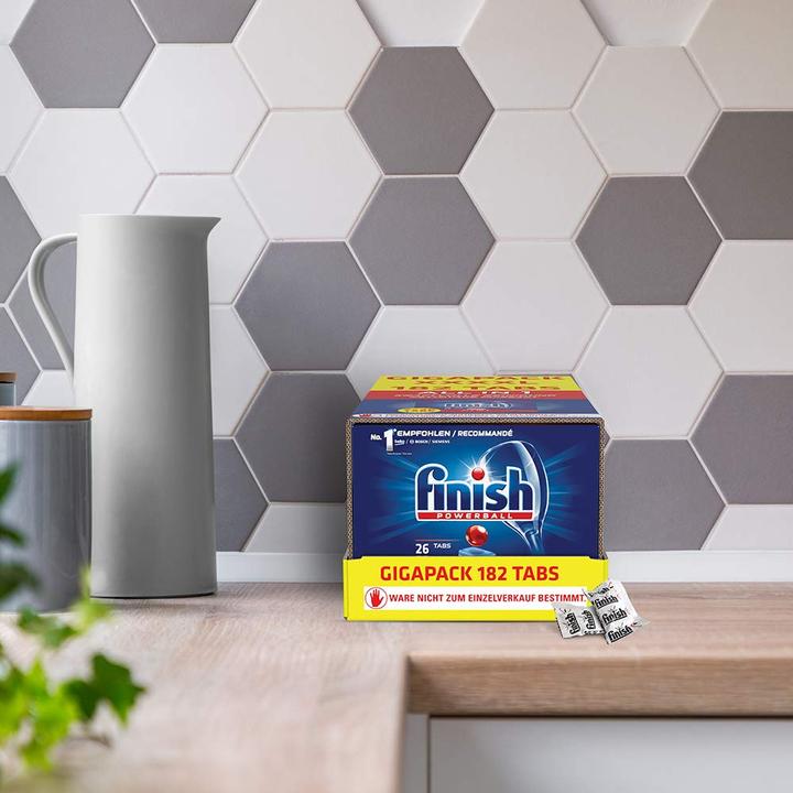 Image du produit Finish Tout en un (Tabs, 182 Cycles de lavage)