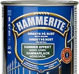 Hammerite Hammerlak - Mørkegrøn - 250 ml.