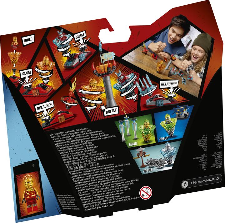 Actual product image LEGO Spinjitzu Slam Kai vs. ice samurai (70684, LEGO Ninjago)