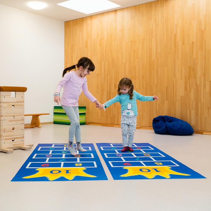 Produktbild Würfelwelt Spielteppich Hüpfkönig