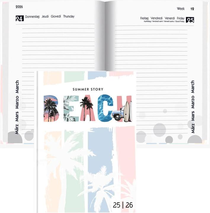 Produktbild Biella Schüleragenda mydiary (12 x 16.5 cm, Multilingual)