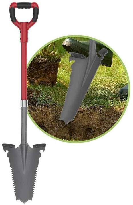 SOG EASYmaxx Spaten- & Wurzelsäge - 114 cm, Grau/Rot