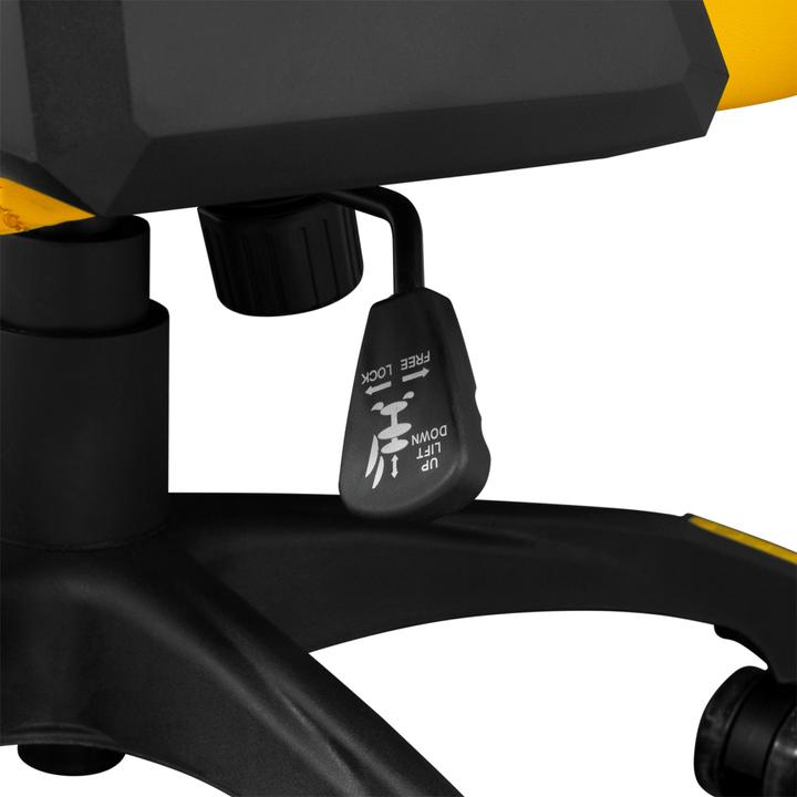 Actual product image White Shark Gaming chair Monza-Y Gaming Chair, Yellow