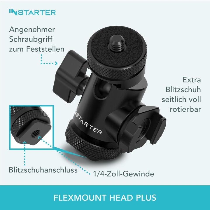 Immagine prodotto Wiltec Testa FlexMount Plus (Testa sferica)