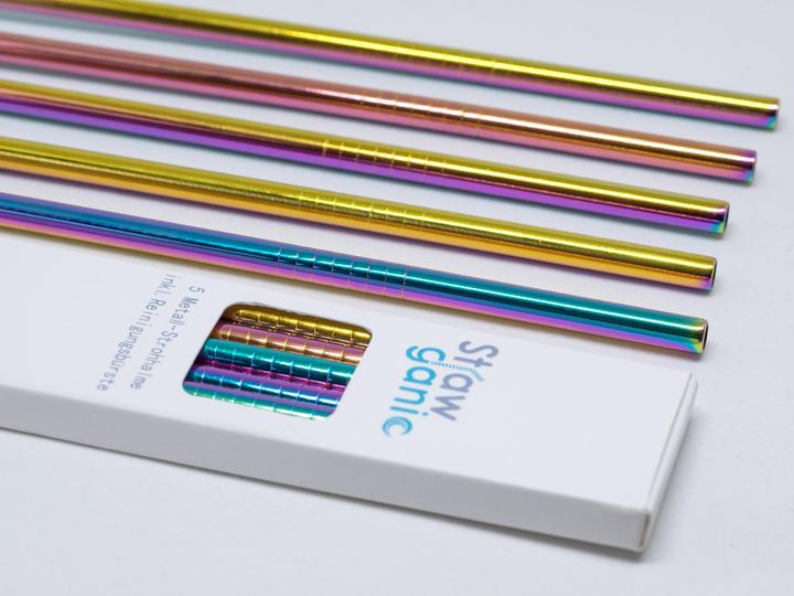 Produktbild Strawganic Steel Rainbow Straight (5 x)