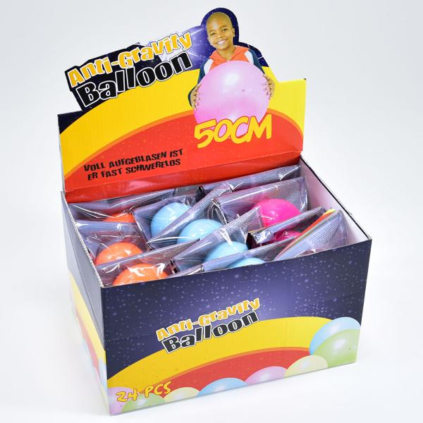 Actual product image Kögler Anti-Gravity Balloon, bubble ball, with inflation tube, 50cm