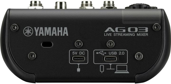 Produktbild Yamaha AG03MK2B Konsolen-Mischpult Anzahl Kanäle:3 USB-Anschluss (Studio- und Livemixer)