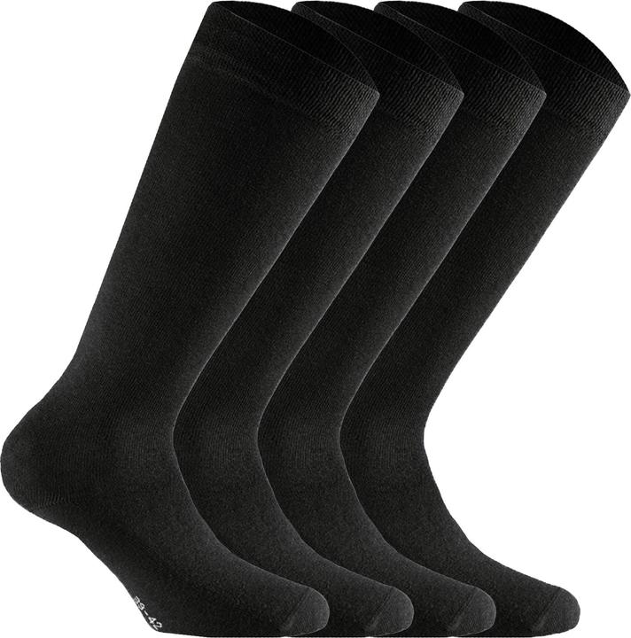 Produktbild Rohner Socken Business Bequem sitzend Basic Cotton II Long (4er Pack, 47 - 50)