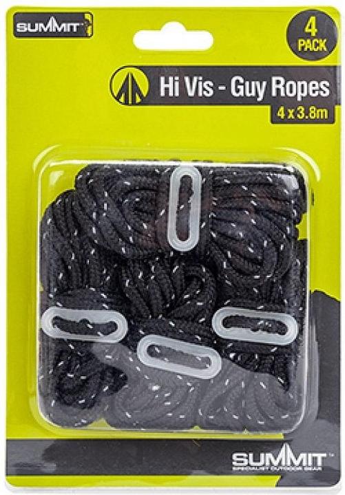 Outdoor Spirit 4x GUY ROPES blackreflective