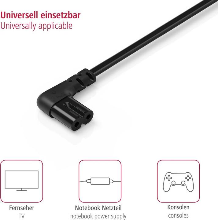 Produktbild Hama Euro- Netzkabel (3 m)
