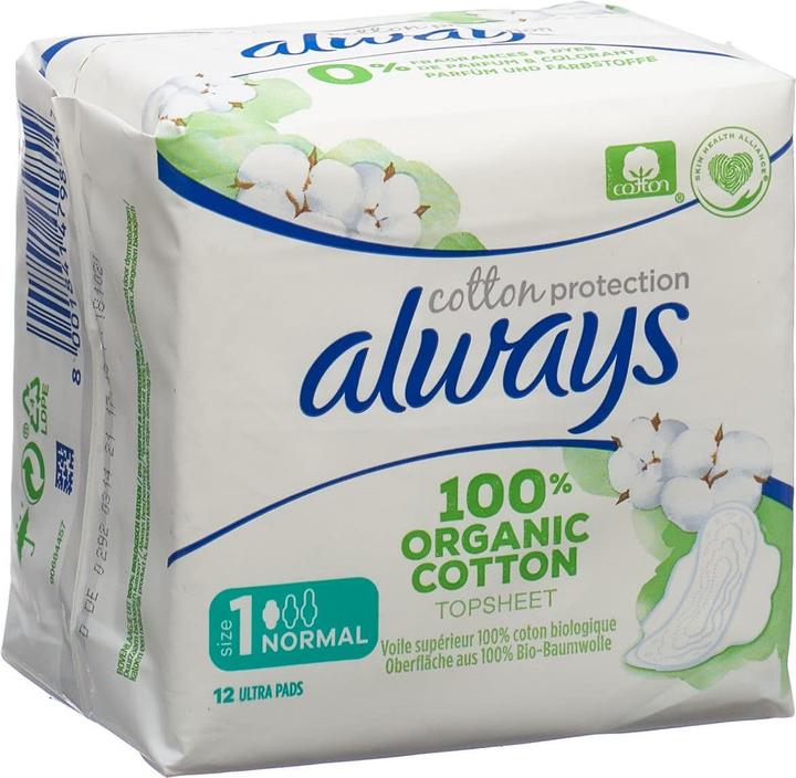 Always Cotton Protection (12 x, Damenbinden)