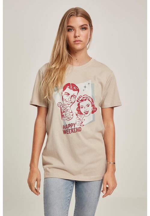 Actual product image Merchcode Ladies Happy Weekend Tee (XS)