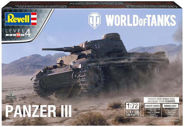 Actual product image Revell PzKpfwg III Ausf.L-World of Tanks