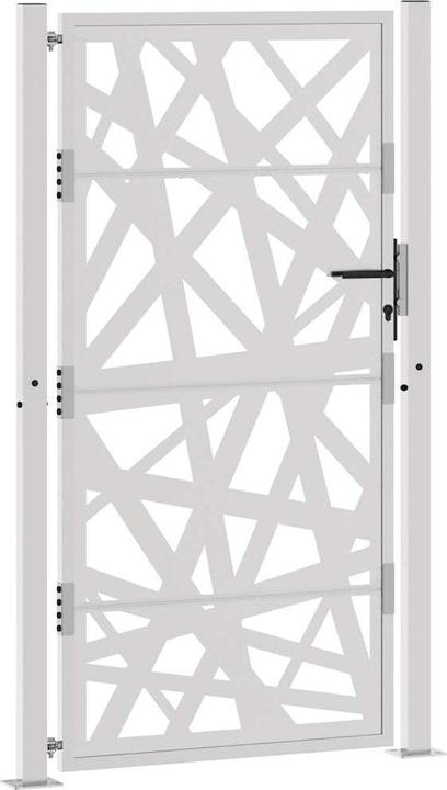Produktbild VidaXL Gartentor 105x180 cm Wetterfester Stahl Lichtdesign Zauntor Outdoor Tor