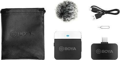 Actual product image Boya BY-M1LV-U 2.4G Mini Wireless Microphone - for USB Type-C devices