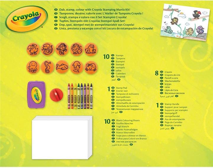 Produktbild Crayola Craft Set Tierstempel Set