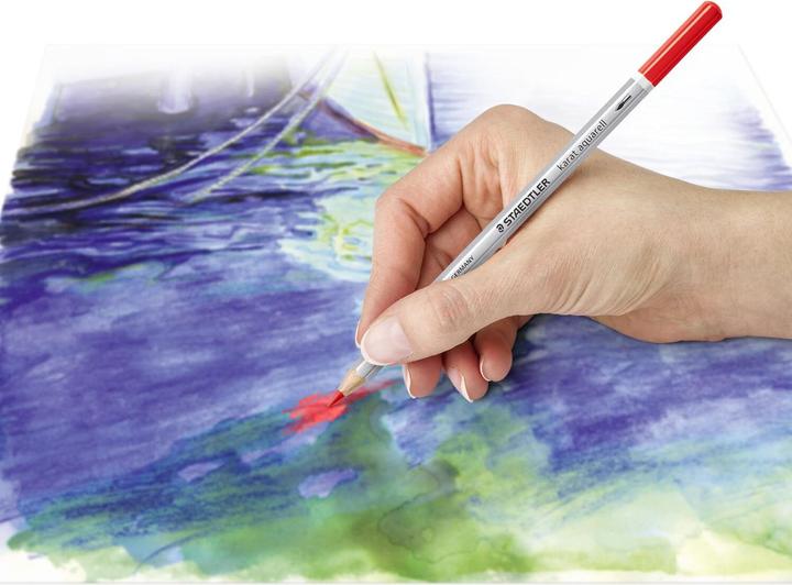 Actual product image Staedtler karat aquarell 125 Watercolour pencils (60 x)