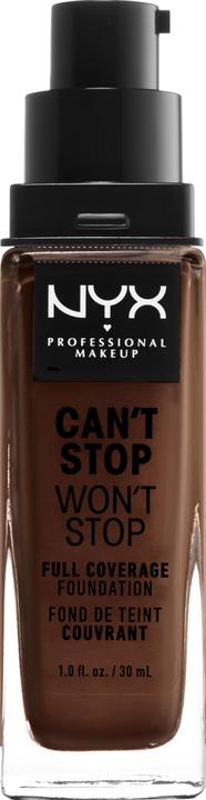 Image du produit NYX Professional Make-Up Can't Stop Won't Stop - Fond de teint Full Coverage Deep Espresso (Espresso profond)